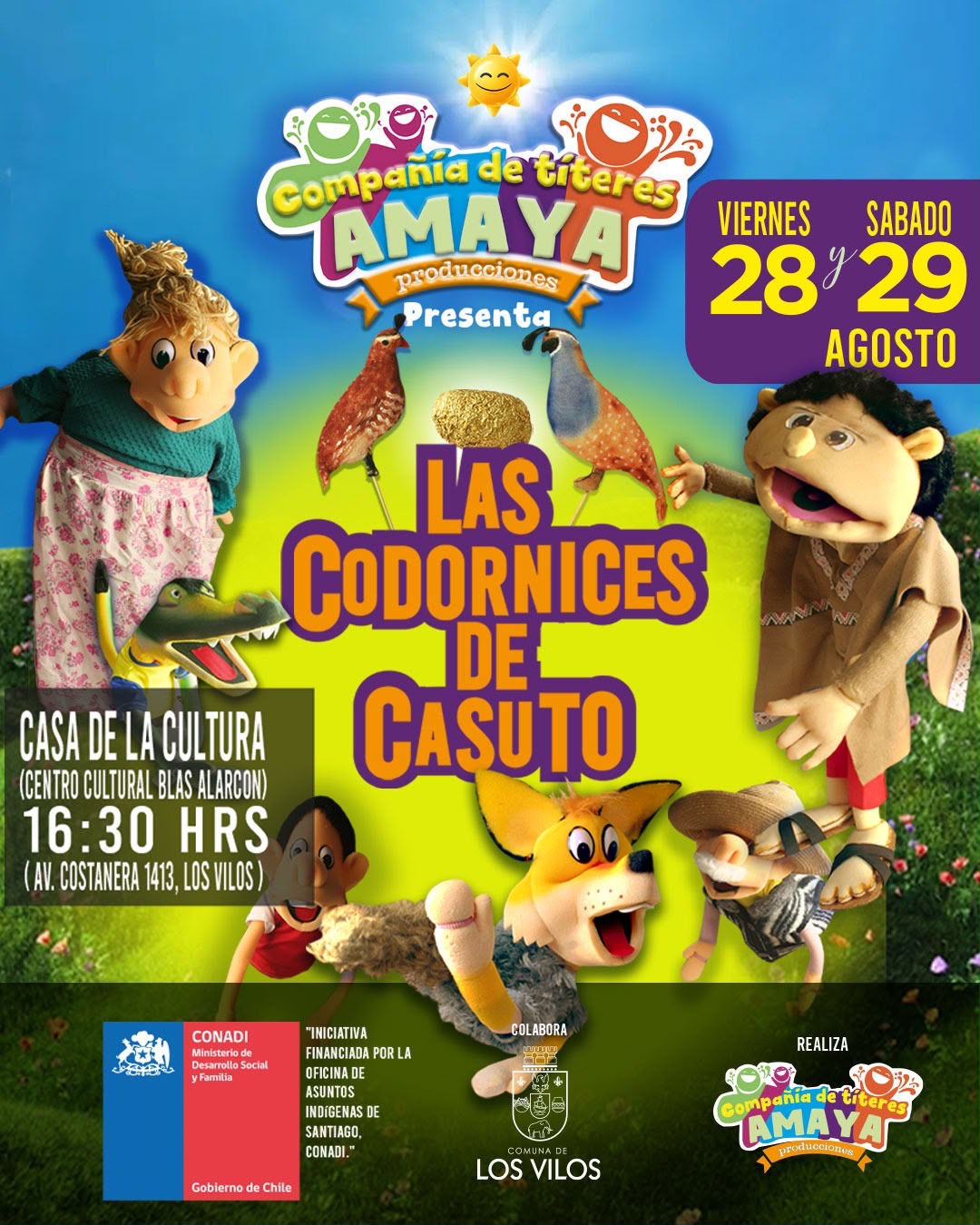 TÍTERES: LAS CODORNICES DE CASUTO EN LOS VILOS